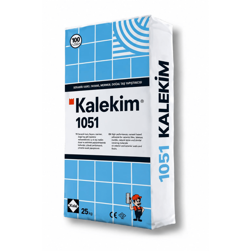 Kalekim Seramik Yapıştırıcısı Gri C1TE 25kg (1051)Kalekim 1051 Seramik Yapıştırıcısı C1TE Gri 25kg | Standart Performanslı Karo ve Fayans YapıştırıcısıSeramik YapıştırıcıKalekim Seramik Yapıştırıcı1051DUŞHOMEKalekim Seramik Yapıştırıcısı Gri C1TE 25kg (1051)