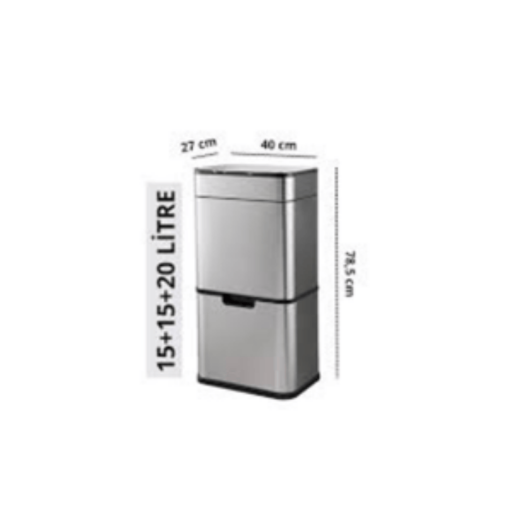 MAS8892-50L Koku Önlemeli Sensörlü Akıllı Çöp Kutusu | 50 Litre Geri Dönüşüm Sistemli Akıllı Çöp KovasıMAS8892-50L Sensörlü Akıllı Çöp Kutusu | 50L Koku Önlemeli Geri Dönüşüm SistemliBanyo AksesuarMase ModeMAS8892-50LDUŞHOMEMAS8892-50L Koku Önlemeli Sensörlü Akıllı Çöp Kutusu | 50 Litre Geri Dönüşüm Sistemli Akıllı Çöp Kovası