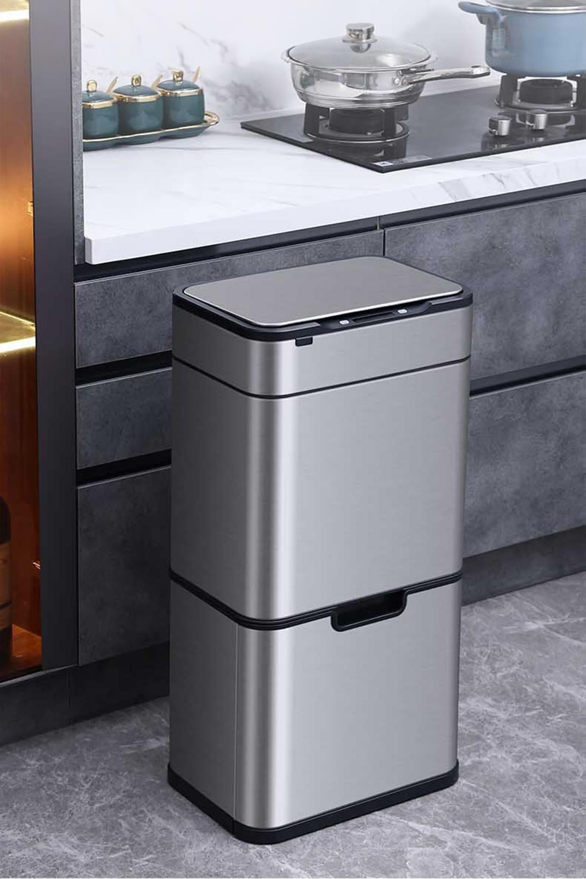 MAS8892-50L Koku Önlemeli Sensörlü Akıllı Çöp Kutusu