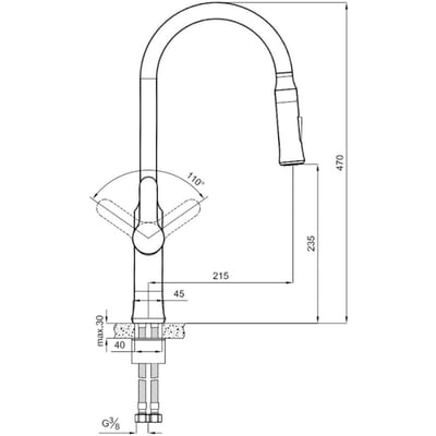 Master Pull Down Mutfak Bataryası-KaleKale Master Pull Down Mutfak Bataryası – Çekilebilir Başlıklı Modern ArmatürArmatür&BataryaKale Seramik410200505800DUŞHOMEMaster Pull Down Mutfak Bataryası-Kale