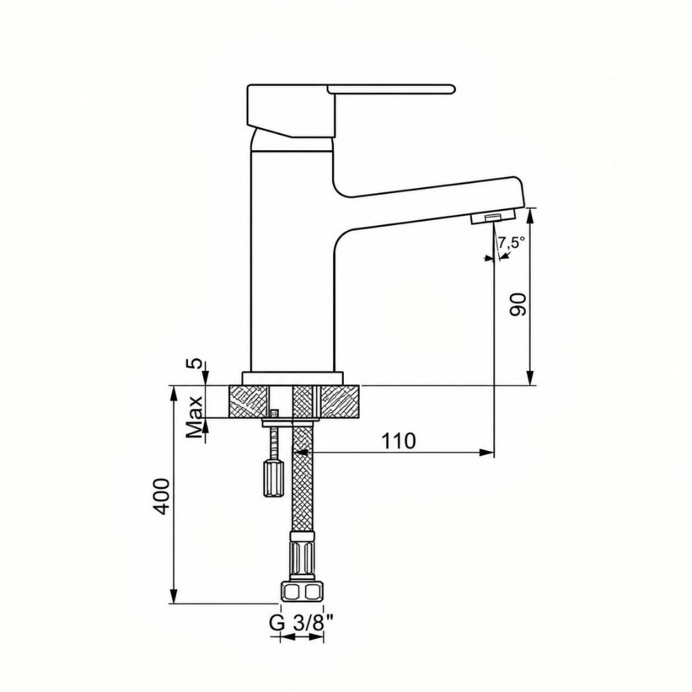 Newarc Domino Lavabo Bataryası SiyahNewarc Domino Banyo Bataryası Siyah 971521B | Modern, Şık ve Dayanıklı Banyo Armatürü | Su Tasarruflu, Ergonomik Kullanım | Siyah Banyo Batarya Modelleri | Uygun Fiyatlı Kaliteli Batarya - DushomeArmatür&BataryaNEWARC971521BDUŞHOMENewarc Domino Lavabo Bataryası Siyah