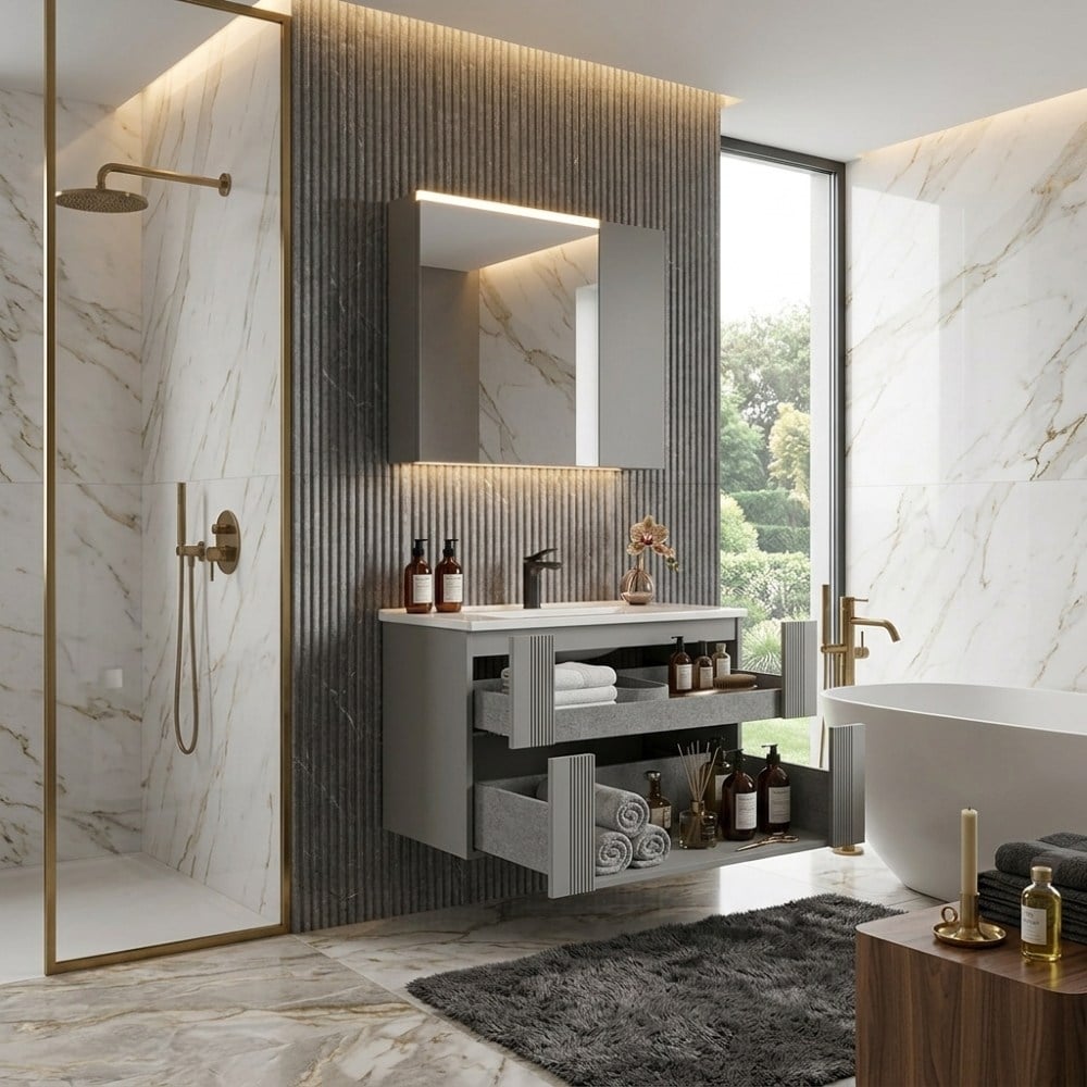 Orka Bari 85 cm Ayna Dolaplı Banyo Dolabı Takımı Ledli (Kaşmir)Orka Bari 85 cm LEDli Ayna Dolaplı Banyo Dolabı Takımı KaşmirBanyo DolabıOrka Banyo dolabıKSMRDUŞHOMEOrka Bari 85 cm Ayna Dolaplı Banyo Dolabı Takımı Ledli (Kaşmir)