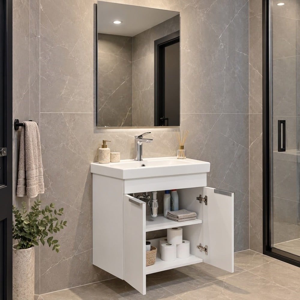 Orka Desna 50cm Mat Beyaz Banyo Dolabı TakımıOrka Desna 50 cm Mat Beyaz Banyo Dolabı TakımıBanyo DolabıOrka Banyo Dolapları 5007919DUŞHOMEOrka Desna 50cm Mat Beyaz Banyo Dolabı Takımı