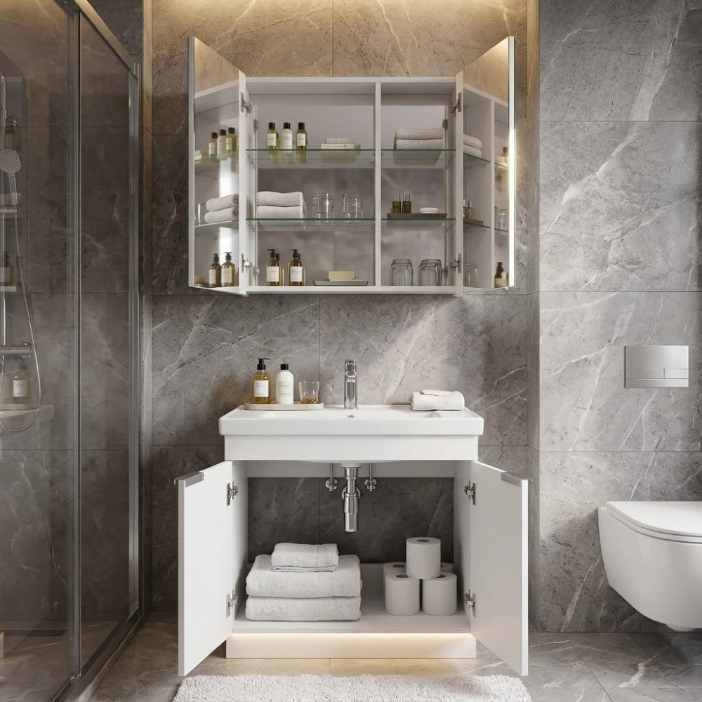Orka Desna 60 Cm Mat Beyaz Banyo Dolabı Takımı Orka Desna 60 cm Mat Beyaz Banyo Dolabı TakımıBanyo DolabıOrka Banyo dolabı5007921DUŞHOMEOrka Desna 60 Cm Mat Beyaz Banyo Dolabı Takımı 