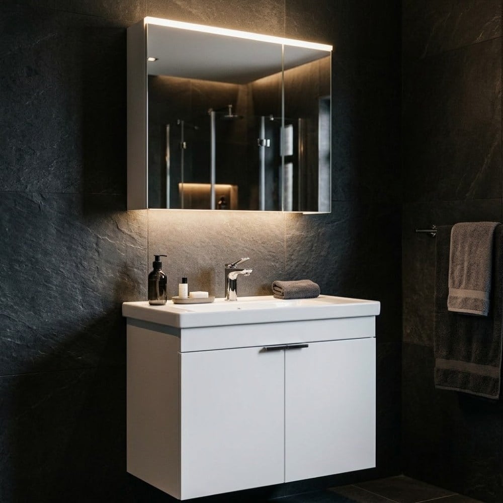 Orka Desna 90 Cm Mat Beyaz Banyo Dolabı TakımıBanyo DolabıOrka Banyo dolabıDesna 90cm BeyazTest TedarikçiOrka Desna 90 Cm Mat Beyaz Banyo Dolabı Takımı