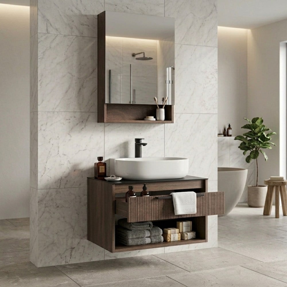 Orka Knidos 70 Cm Navaro Banyo Dolabı TakımıBanyo DolabıOrka Banyo dolabı5000344DUŞHOMEOrka Knidos 70 Cm Navaro Banyo Dolabı Takımı