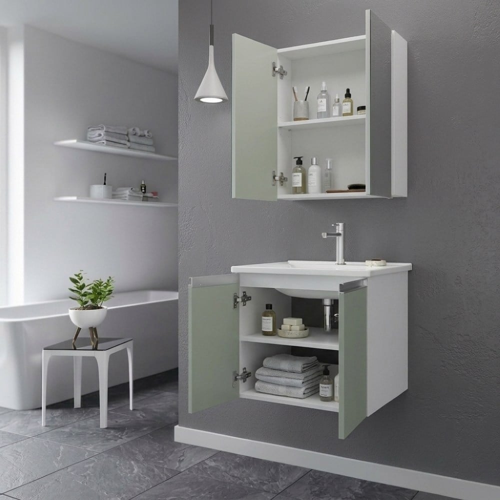 Orka Terme 60 Cm Kaşmir Banyo Dolabı TakımıBanyo DolabıOrka Banyo Dolapları5007017DUŞHOMEOrka Terme 60 Cm Kaşmir Banyo Dolabı Takımı