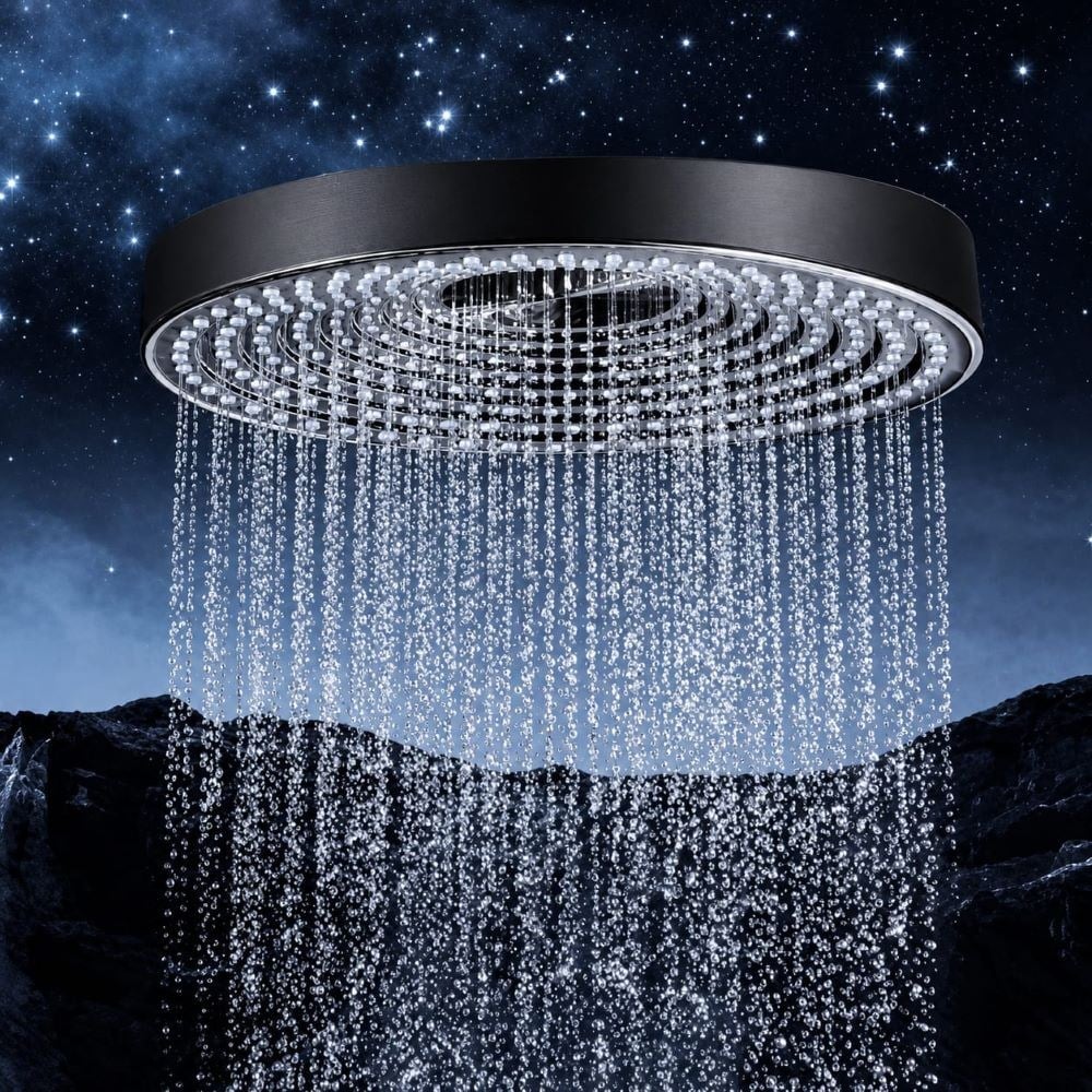 Solle 30 cm Oval Tepe Duş Başlığı (Mat Siyah)Solle 300 mm Oval Tepe Duş Başlığı Black | Mat Siyah Yağmur Etkili Tepe DuşuDuş SistemleriMase ModeDSAK0001DUŞHOMESolle 30 cm Oval Tepe Duş Başlığı (Mat Siyah)