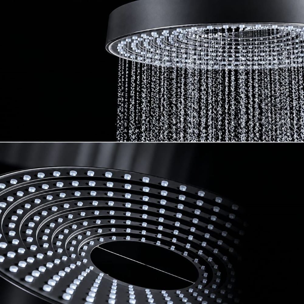 Solle 30 cm Oval Tepe Duş Başlığı (Mat Siyah)Solle 300 mm Oval Tepe Duş Başlığı Black | Mat Siyah Yağmur Etkili Tepe DuşuDuş SistemleriMase ModeDSAK0001DUŞHOMESolle 30 cm Oval Tepe Duş Başlığı (Mat Siyah)