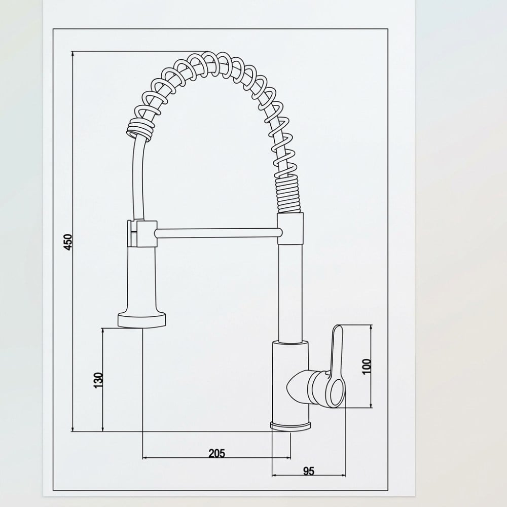 Spring Inox Krom Spırallı Mutfak Bataryası (11510120)Armatür&BataryaFleko11510120 DUŞHOMESpring Inox Krom Spırallı Mutfak Bataryası (11510120)
