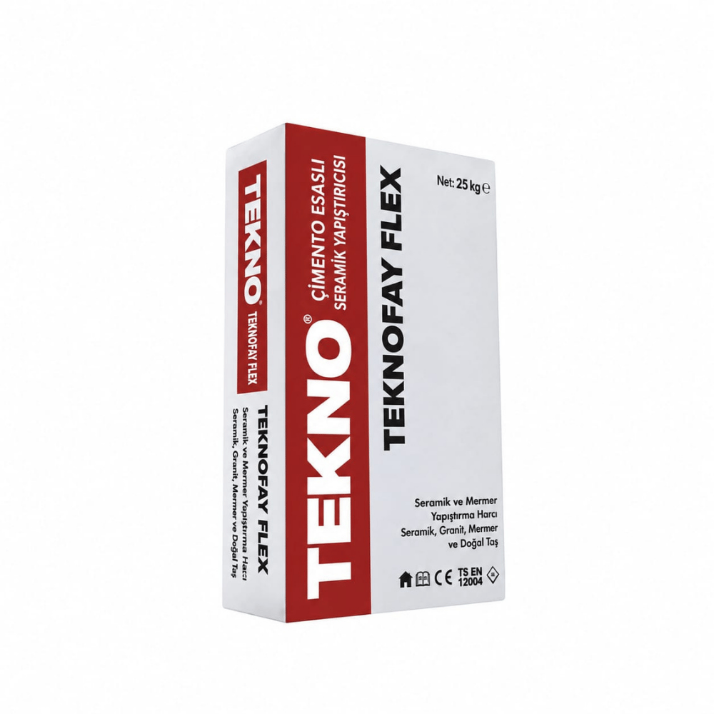 Teknofay Ex Gri - 25 KG Flex granit yapıştırıcı C2TETEKNOFAY EX GRİ 25 KG Flex Granit Yapıştırıcı C2TE | Kayma Yapmaz, Yüksek Tutunma, Esnek Çimento Esaslı Yapıştırıcı, İç ve Dış Mekân Kullanımına Uygun, Granit, Seramik ve Porselen Karolar İçinSeramik YapıştırıcısıTEKNOFAY YAPI KİMYASALLARITKNFY EX GRİ FLEXDUŞHOMETeknofay Ex Gri - 25 KG Flex granit yapıştırıcı C2TE
