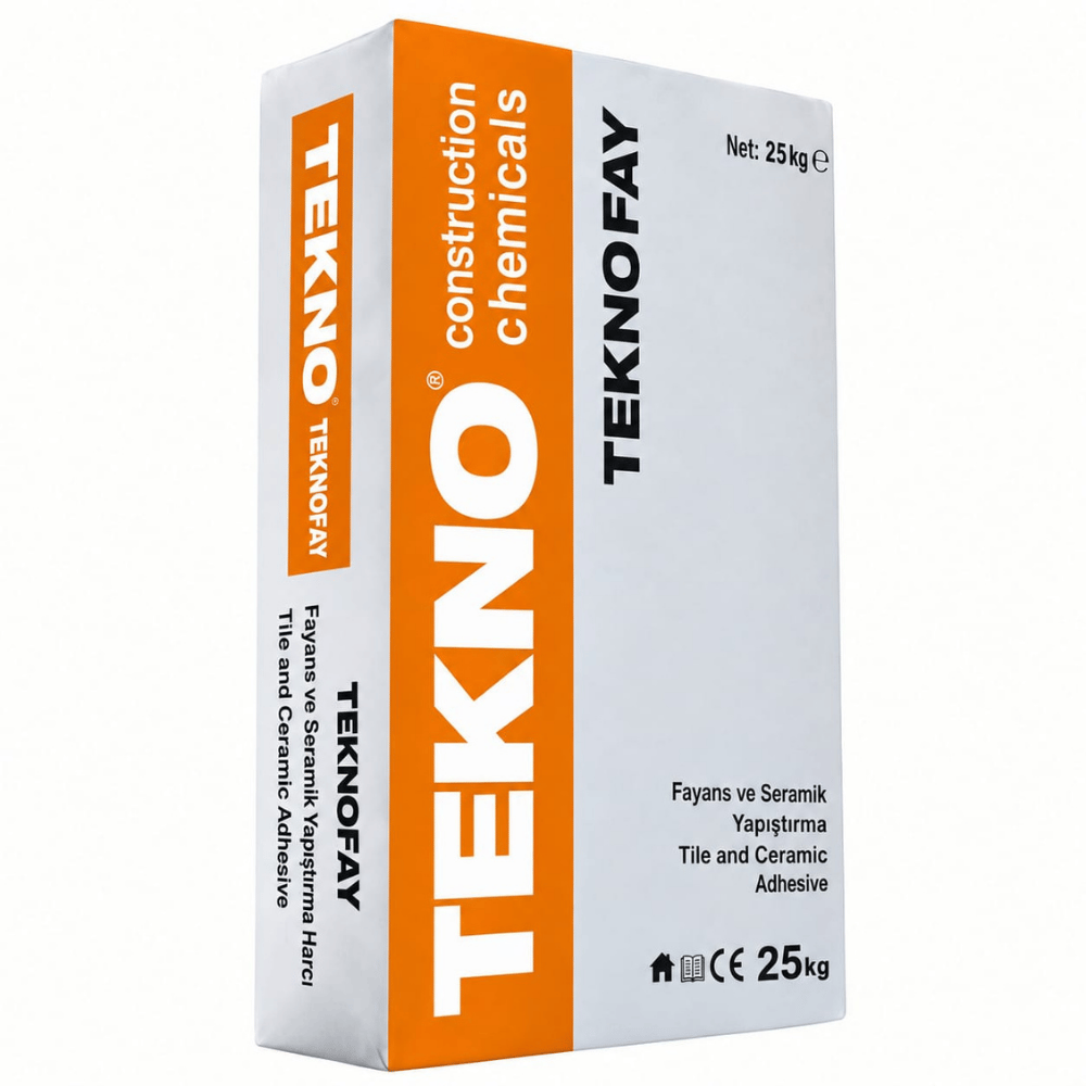 Teknofay Gri - 25 KG Seramik-fayans yapıştırıcı C1TTeknofay Gri 25 kg Seramik-Fayans Yapıştırıcı C1T | Güçlü & Dayanıklı Seramik Yapıştırıcı | DushomeSeramik YapıştırıcısıTEKNOFAY YAPI KİMYASALLARITKNFY GRİDUŞHOMETeknofay Gri - 25 KG Seramik-fayans yapıştırıcı C1T