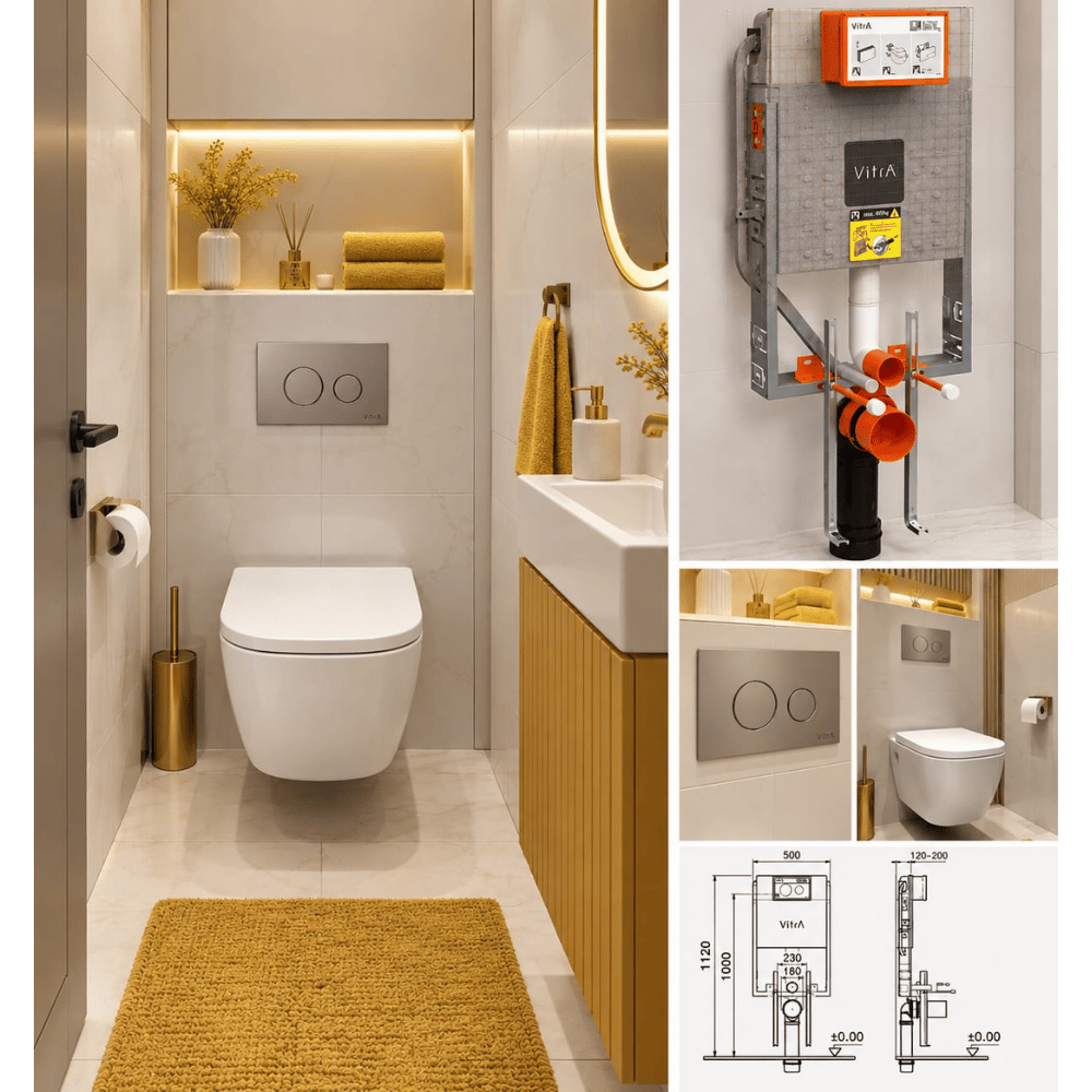 Vitra Gömme Rezervuar Duvar ÖnüVitrA Gömme Rezervuar Duvar Önü Set | 3/6 Lt Çift Kademeli, Alçıpan Montaj, Hızlı KurulumGömme RezervuarVitra6103DUŞHOMEVitra Gömme Rezervuar Duvar Önü