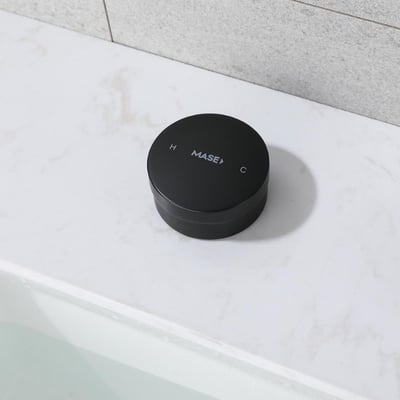 Wind 3 Delikli Sensörlü Lavabo Bataryası Matt Black