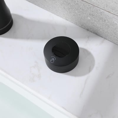 Wind 3 Delikli Sensörlü Lavabo Bataryası Matt Black