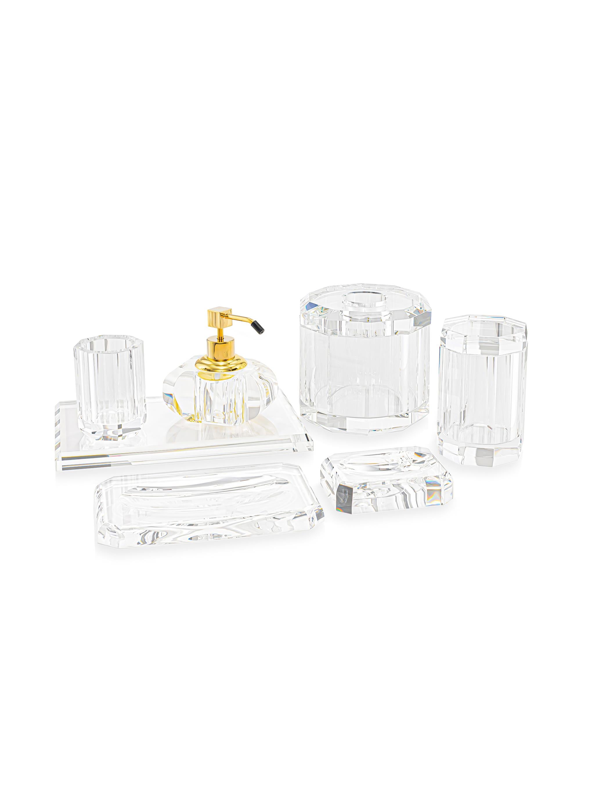 Myra Kristal Banyo Complete Set Gold - 7 Parça