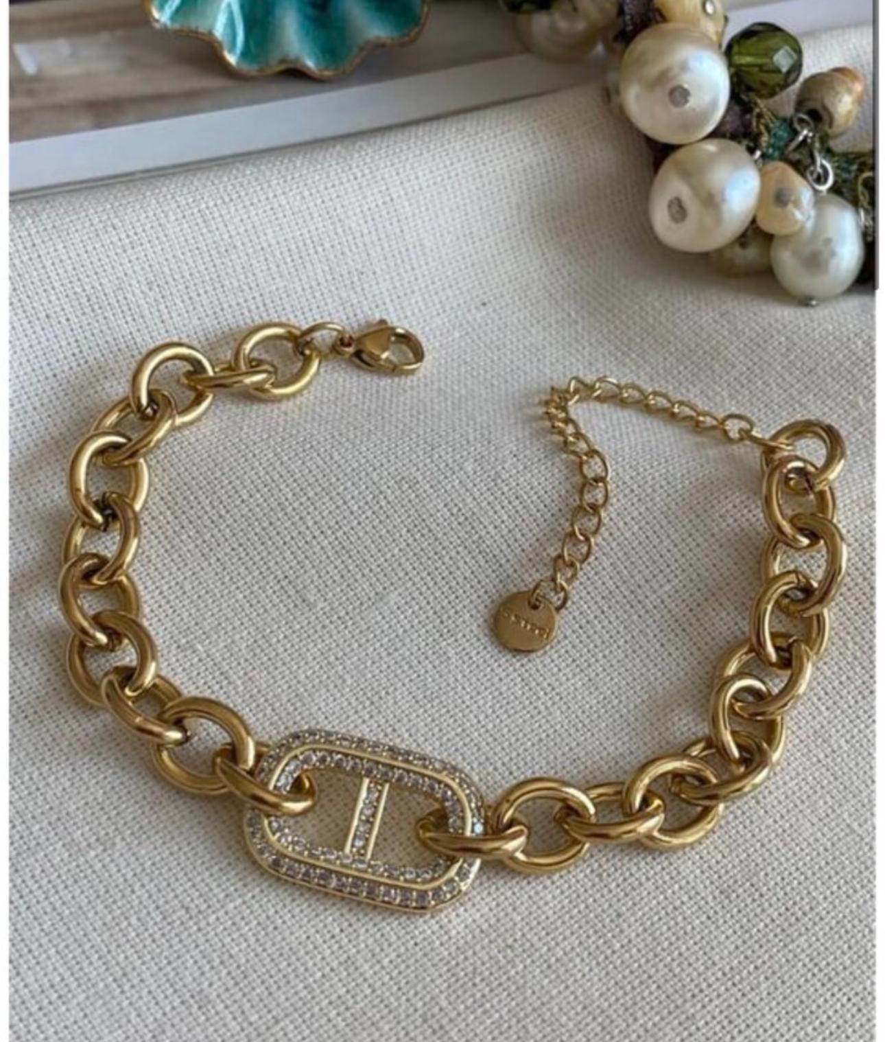 ÇELİK GOLD NOYA BİLEKLİK
