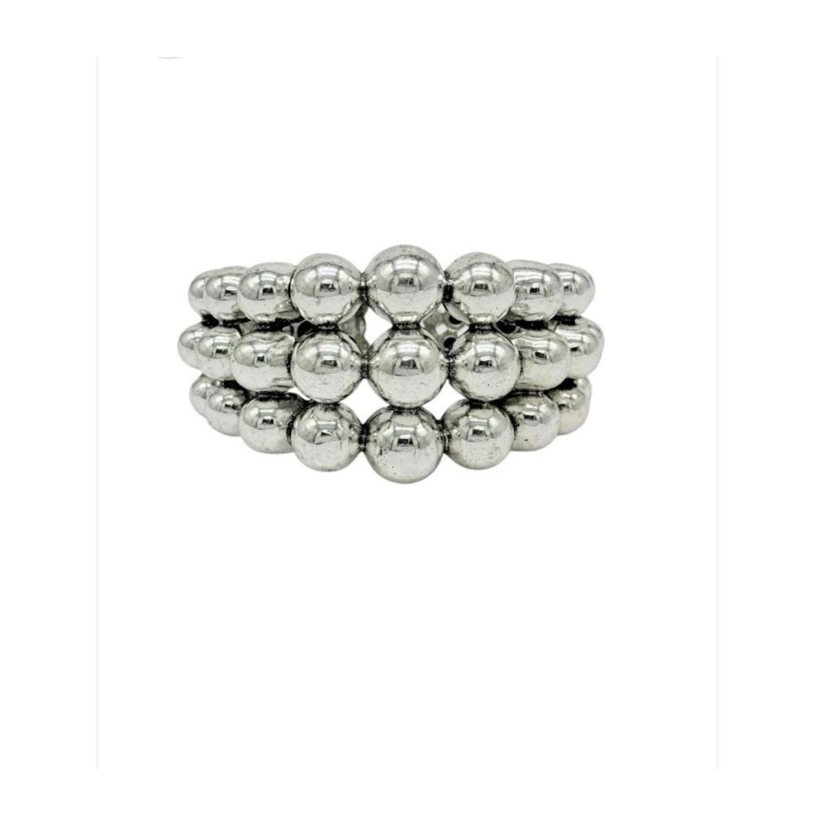Top sıralı silver kelepçe
