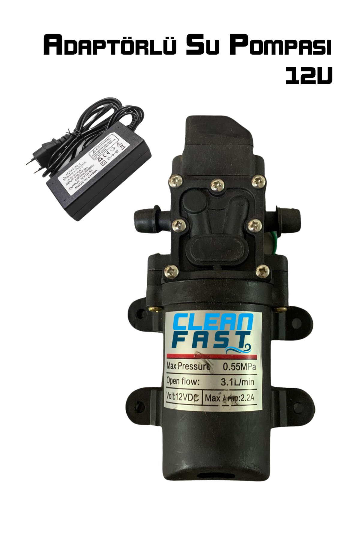 Adaptörlü Su Pompası 12V