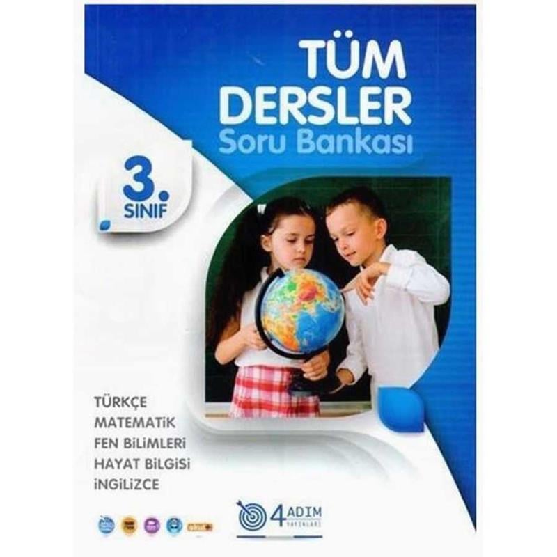 4 Adım Yayınları 3. Sınıf Tüm Dersler Soru Bankası / 4 Adım Yayınları Refik Çapar