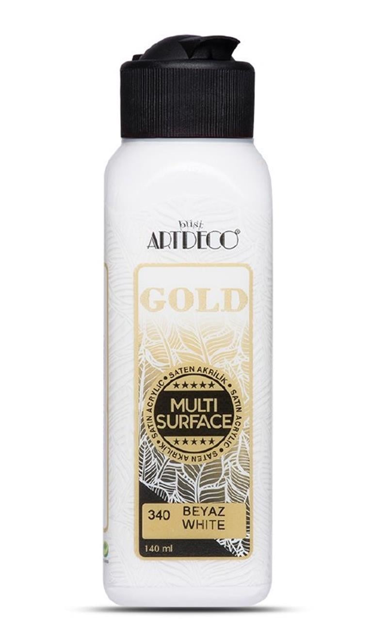 Artdeco Akrilik Boya 140ml Gold Multi-surface Beyaz