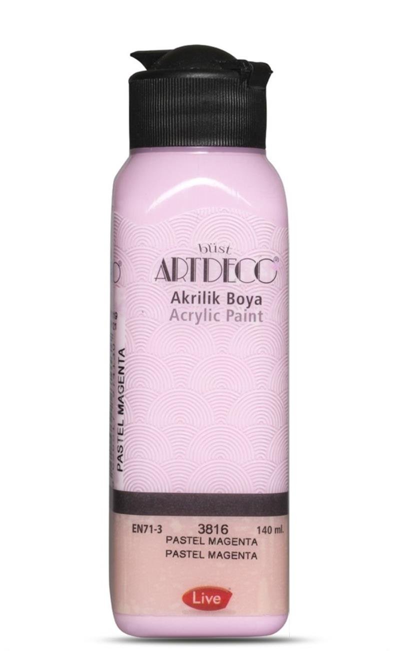 Artdeco Akrilik Boya 140ml Pastel Magenta 3816