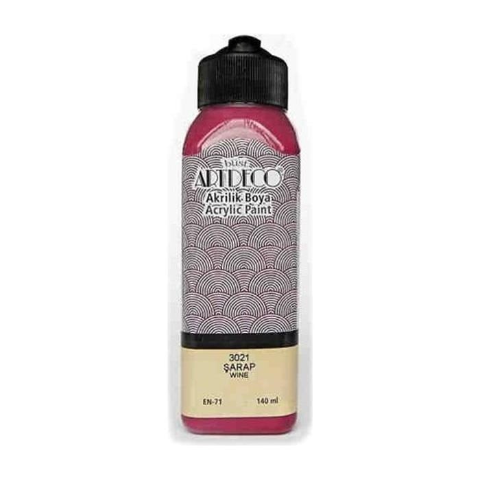 Artdeco Akrilik Boya 140ml Şarap