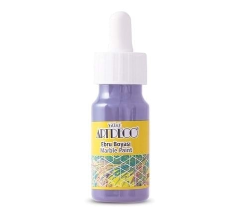 Artdeco Ebru Boyası 30ml Damlalıklı Lila