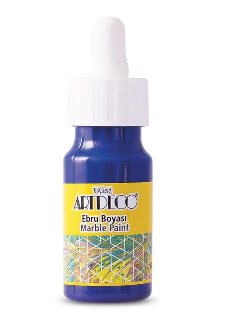 Artdeco Ebru Boyası 30ml (damlalıklı) Mavi 10