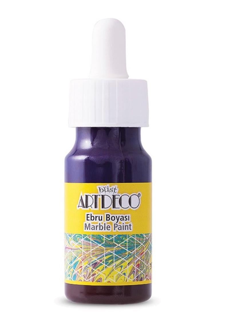 Artdeco Ebru Boyası 30ml Damlalıklı Mürdüm