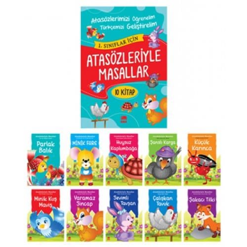 Atasözleriyle Masallar 1. 2. Sınıflar 10 Kitap / EMA Genç