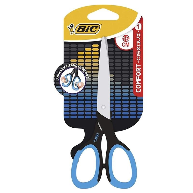 BİC Comfort Classic 16 cm Makas (Pembe/Mavi)
