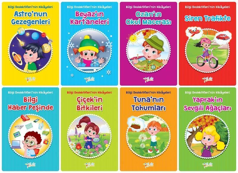 Bilgi Dedektiflerinin Hikayeleri 8 Kitap (Çantalı) El Ele İlk Adım Yayınları