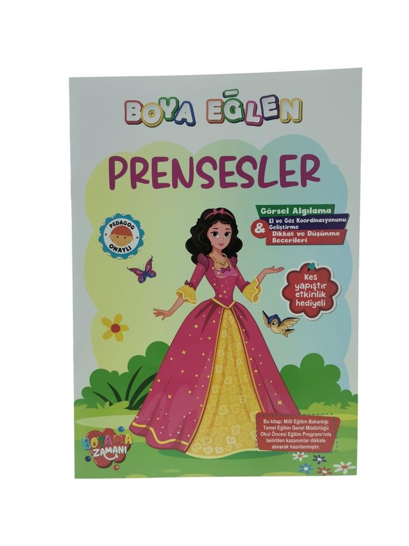 Boya Eğlen Boyama Prensesler