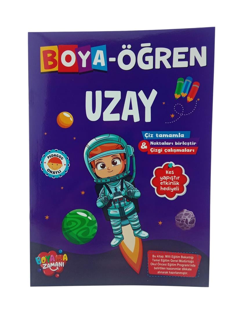 Boya Öğren Boyama Uzay