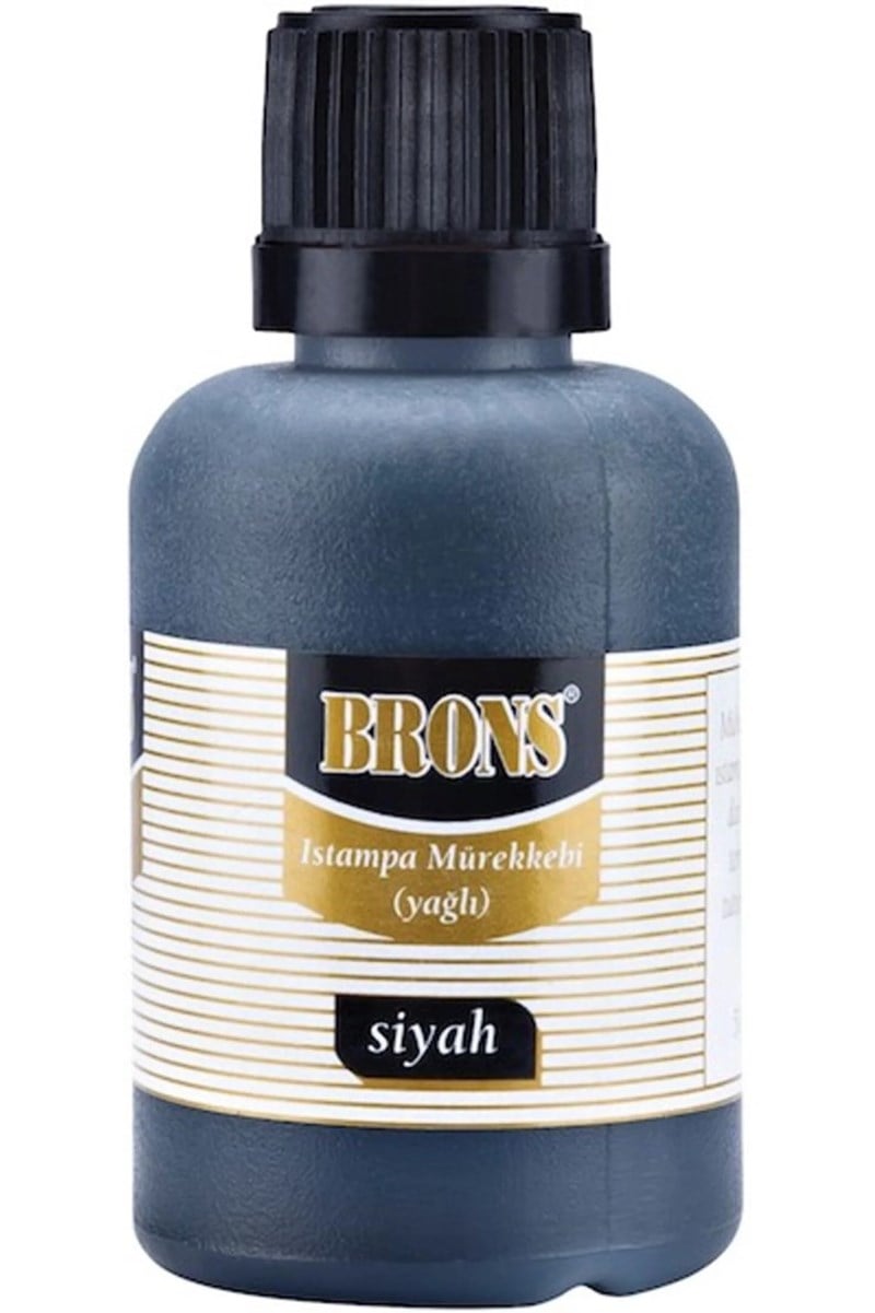 Brons Istampa Mürekkebi 50cc Siyah Br-328