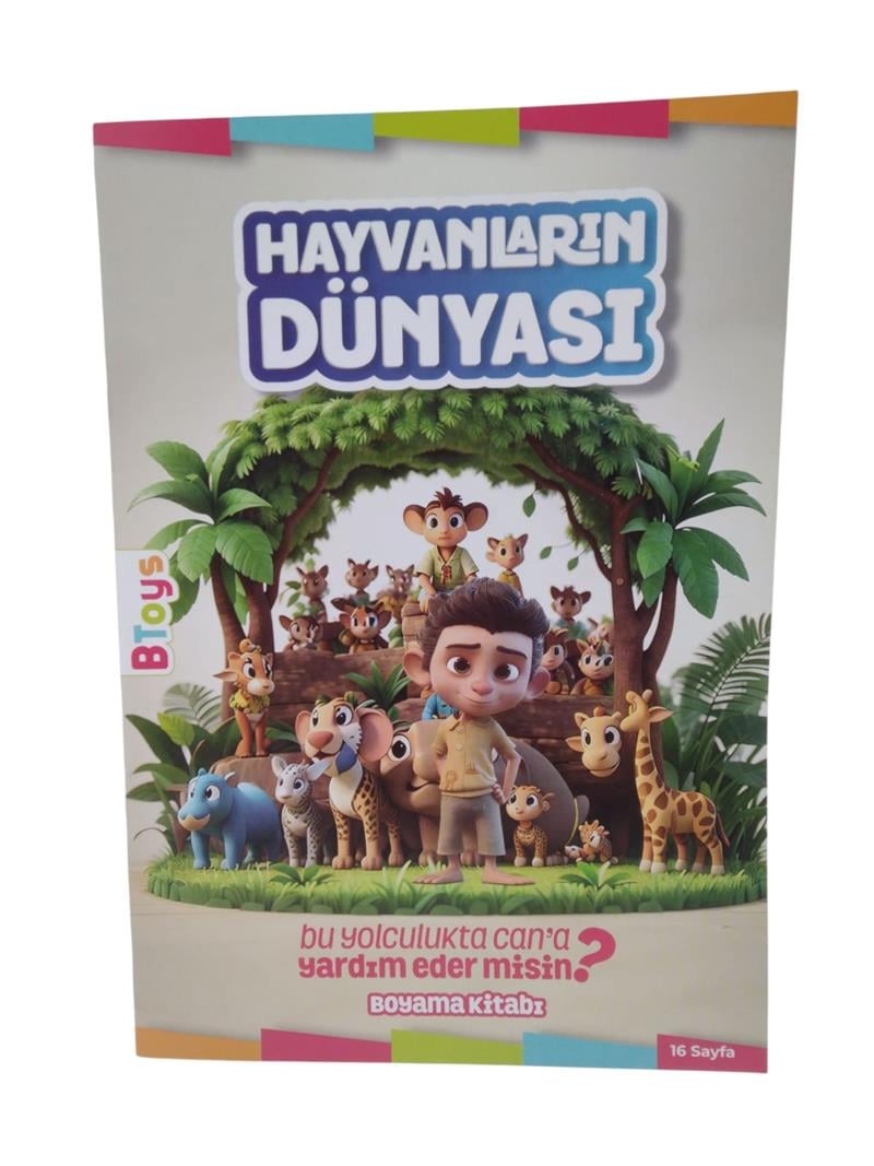 Btoys Hayvanların Dünyası 16 Sayfa BT-T10097