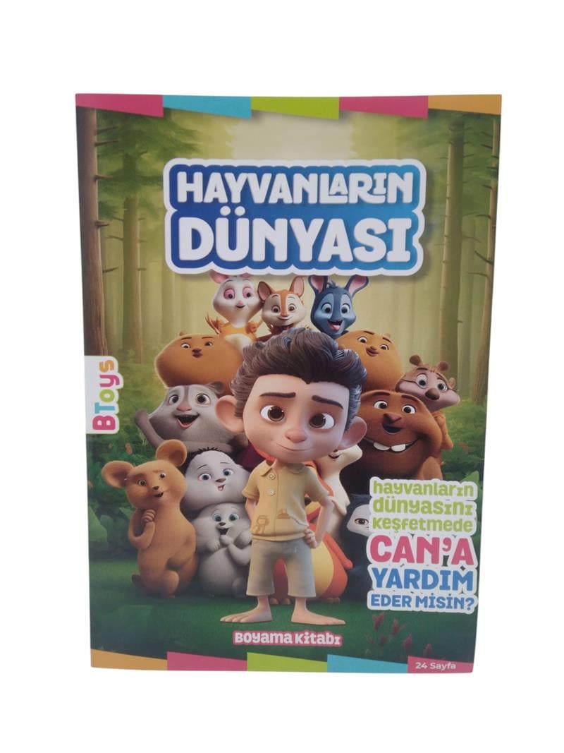 Btoys Hayvanların Dünyası 24 Sayfa BT-T10098