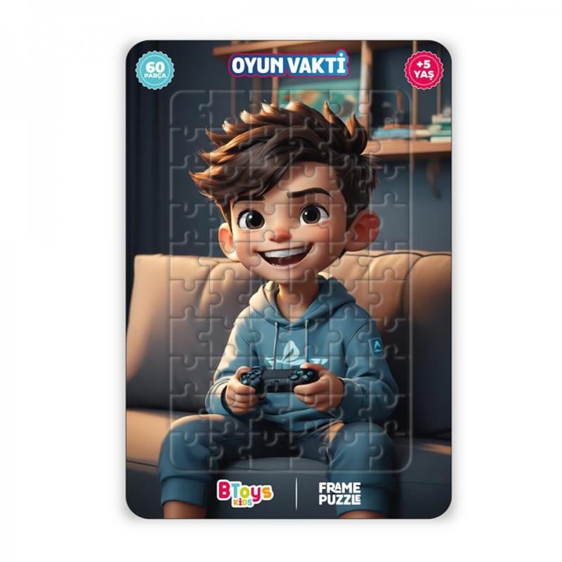 BTOYS KIDS 60 PARÇA PUZZLE OYUN VAKTİ
