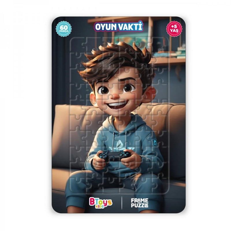 BTOYS KIDS 60 PARÇA PUZZLE OYUN VAKTİ