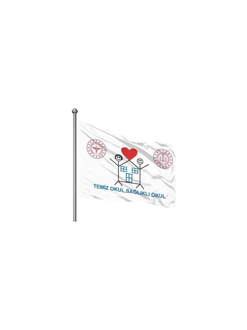 Buket BKT-170 70x105 cm Temiz Okul Flaması