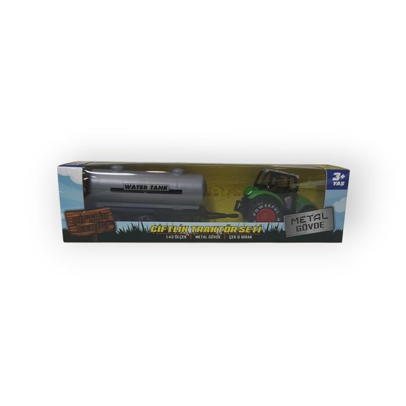 ÇİFTLİK TRAKTÖR SETİ  METAL GÖVDELİ 