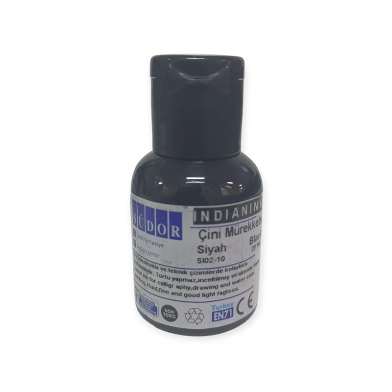 Çini Mürekkebi- Südor 25 Ml Siyah