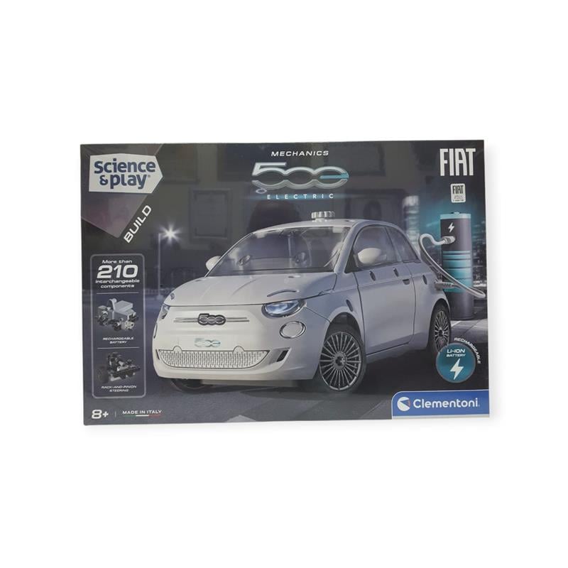 Clementoni Mechanics Fiat 500 Electric Car 210 Parça Bilim ve Oyun Seti