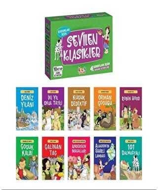 Çocuklar için Sevilen Klasikler 10 Kitap + Soru Kitapçığı Bıcırık Yayınları