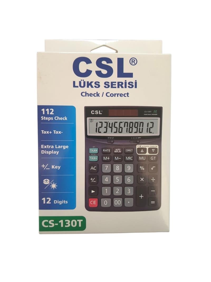 CSL Hesap Makinesi CS-130 T Masa Tipi