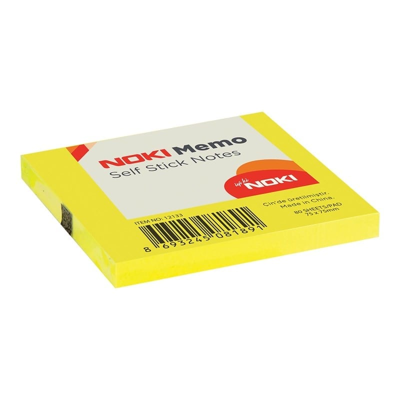 Noki Post-it Memo Stick 76x76 mm Limon Sarı 12133