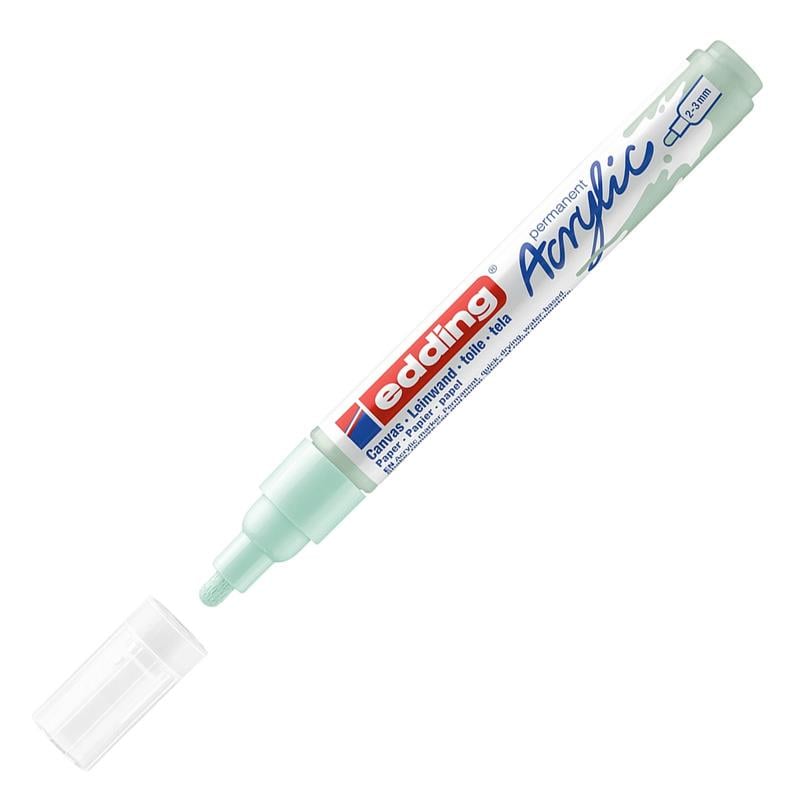 Edding Akrilik Kalem ED5100 Orta Uçlu Su Yeşili 23 mm Yuvarlak Uç