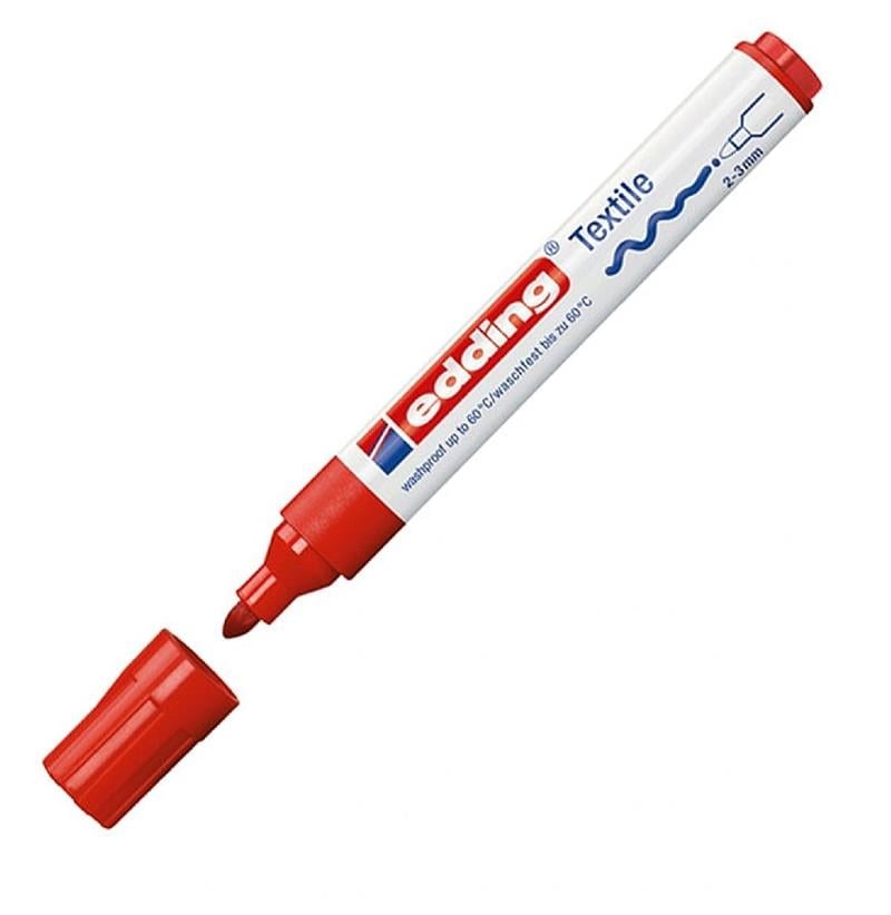 Edding Tekstil Markörü Tshırt Kırmızı (e4500)