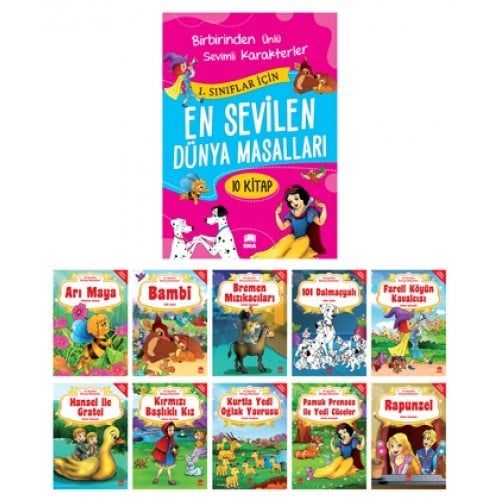 En Sevilen Dünya Masalları 10 Kitap / EMA Genç